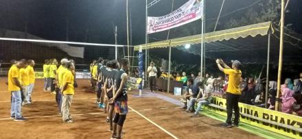 Turnamen Bola Volly Antar Desa Se Kabupaten Trenggalek Dimulai